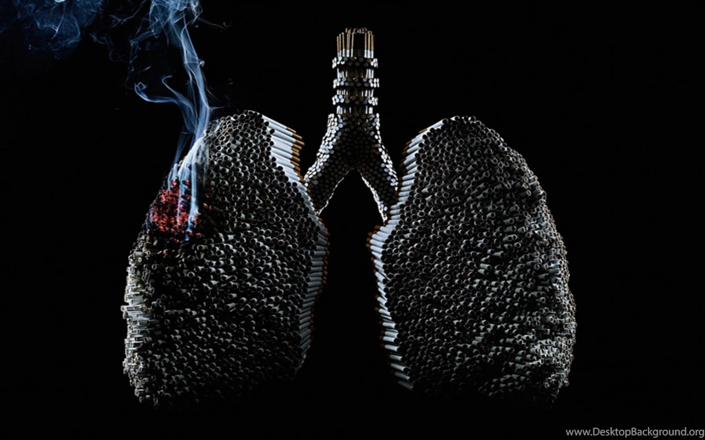 Smoking Digital Art Artwork Lungs Cancer Wallpapers