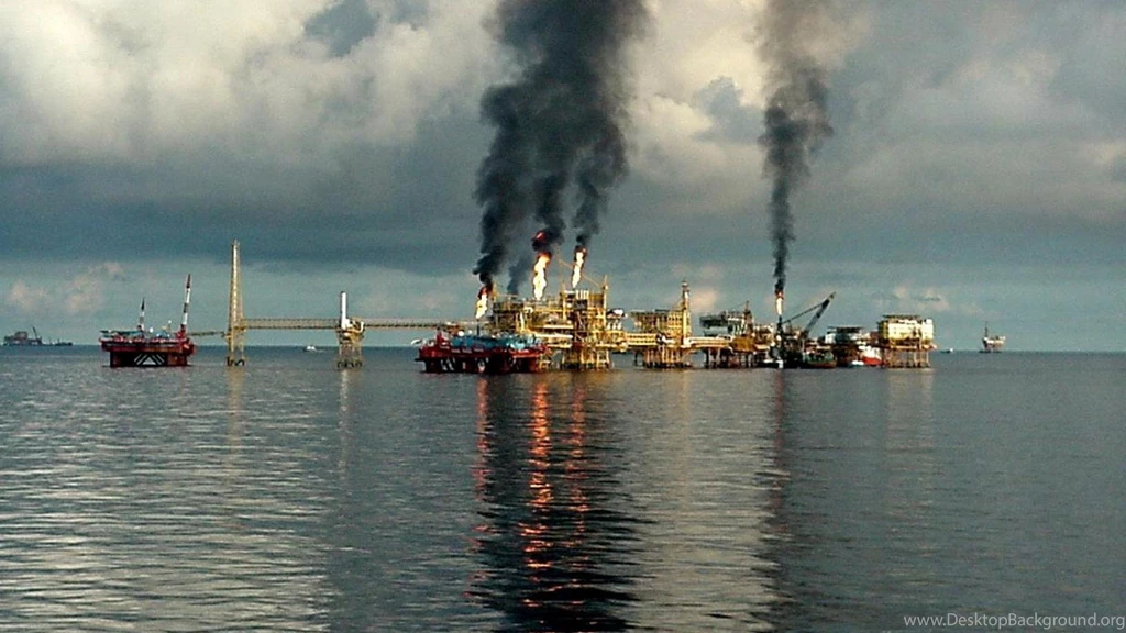 Oil Rig In Gulf Wallpapers (