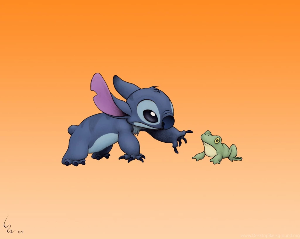 Stitch And Froggy Wallpapers By Ribera On DeviantArt