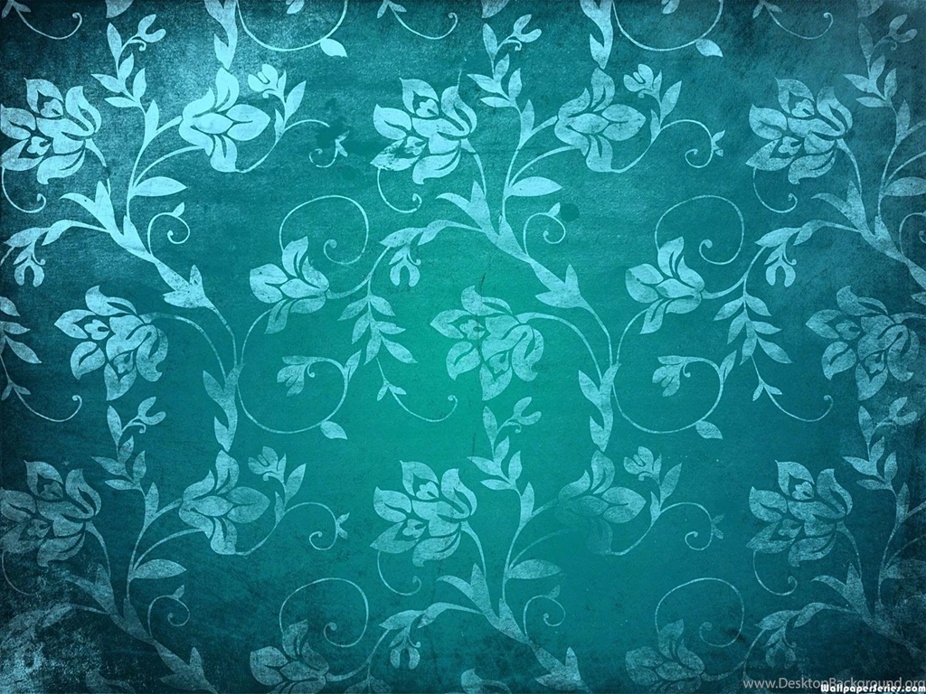 Blue Vintage Pattern Wallpapers