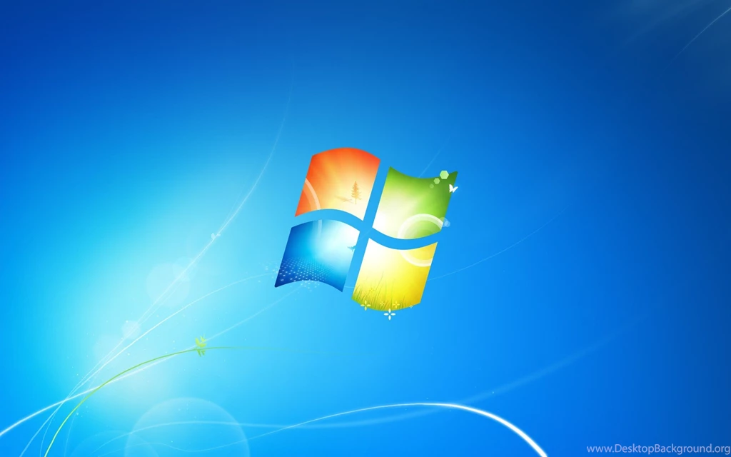 Microsoft Windows, Windows 7, Blue Background, Logo HD Wallpapers