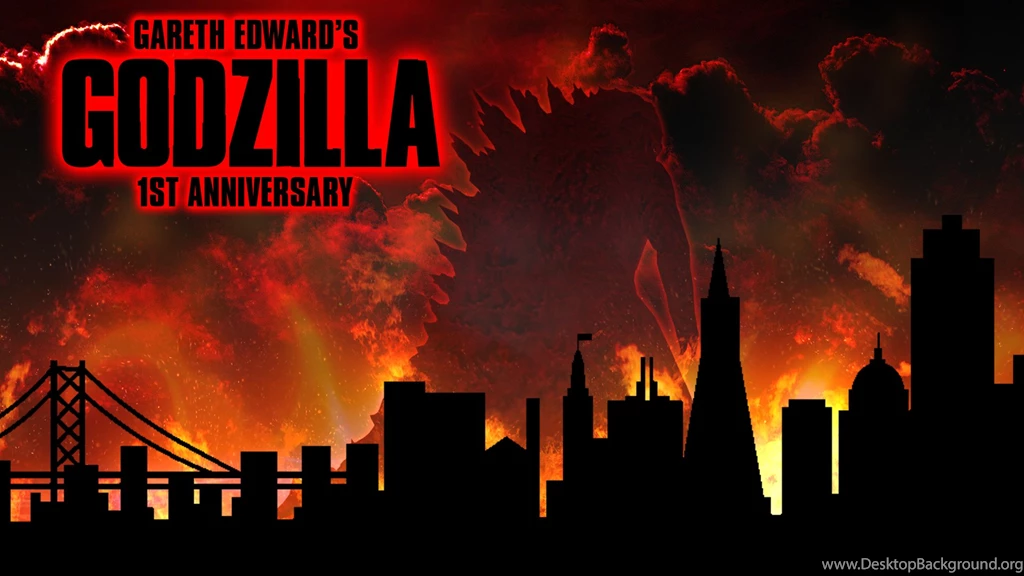 Godzilla 2014 Poster 1st Anniversary By KingAsylus91 On DeviantArt