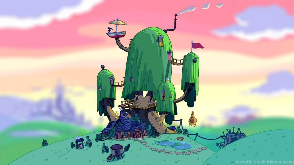 I Needed A New Wallpaper. Tree House Wallpaper. : Adventuretime