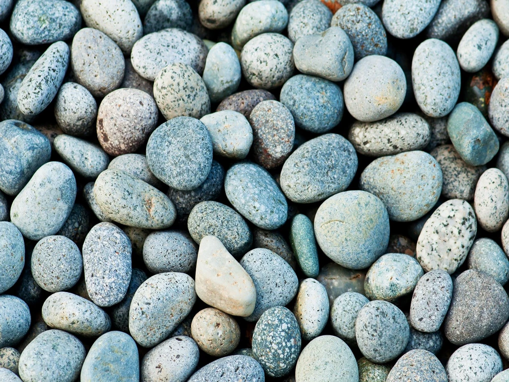 Blue Gray Beach Stones Wallpapers