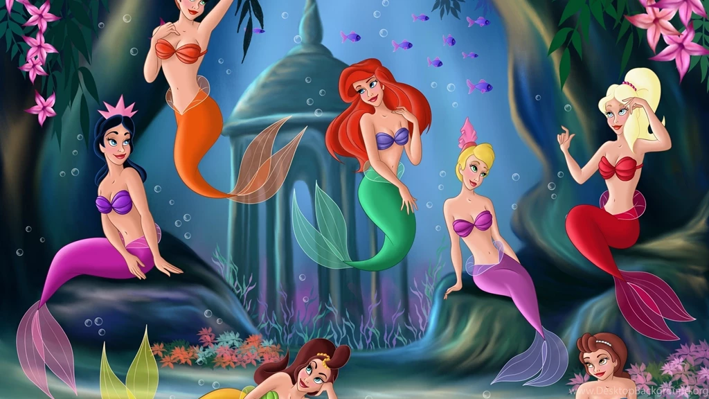 2560x1440 Walt Disney, Attina, Princess, Fanart, Animated Film ...
