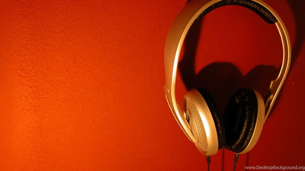 Headphones Red Backgrounds Image Of Music Hd Wallpapers (