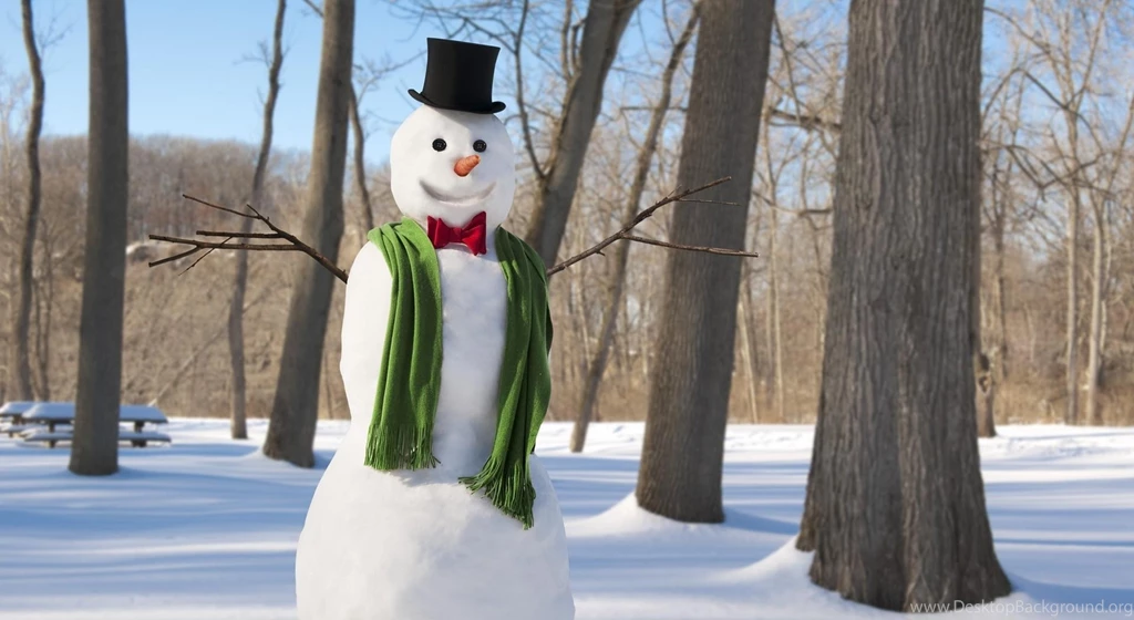 Download Wallpapers New Year, Christmas, Winter, Snowman, Scarf ...