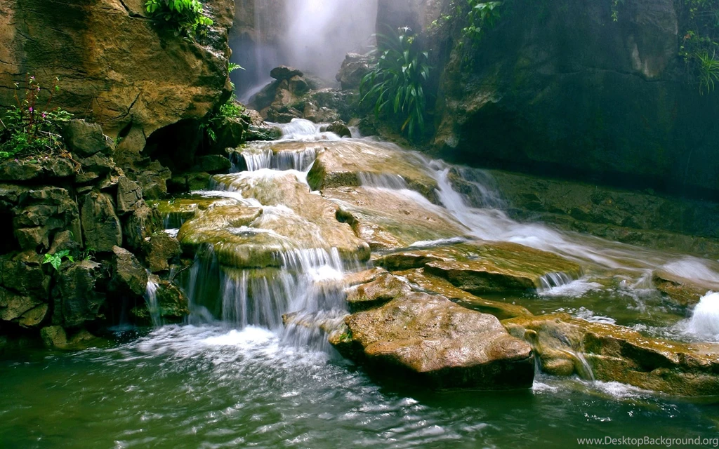 Fond Ecran Cascade Eaux Vives Nature Sauvage Wallpapers Hd Water ...