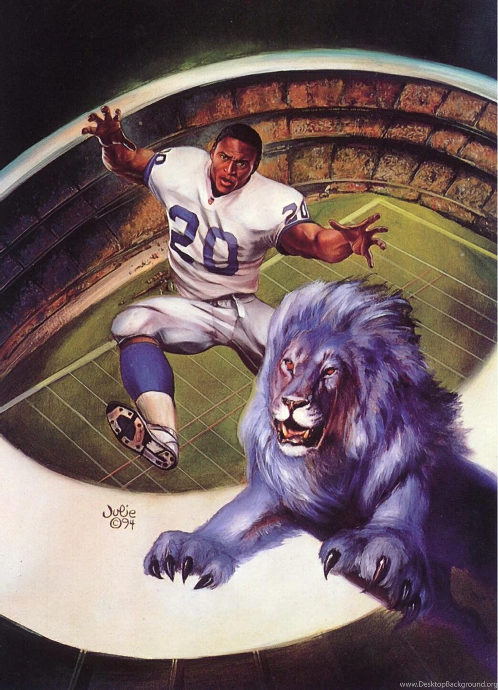 JB 1994 Barry Sanders «Fantasy Art Series «Fantasy «Anime Wallpapers