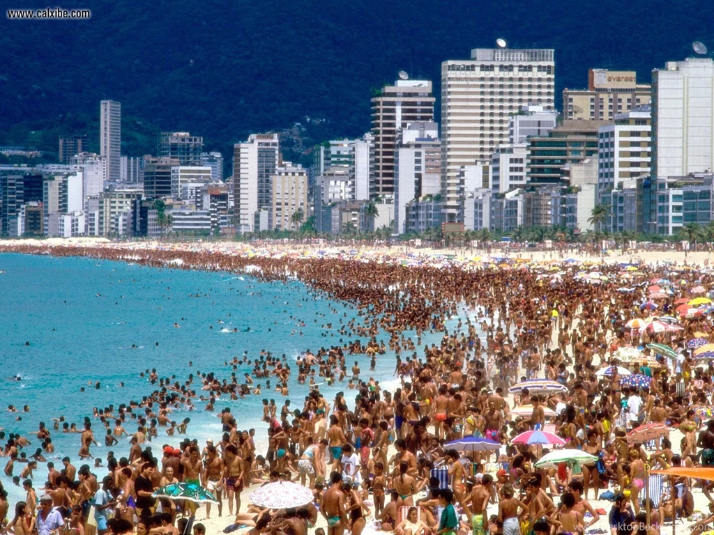 Miscellaneous: Sea Of Humanity, Rio De Janeiro, Brazil, Desktop ...