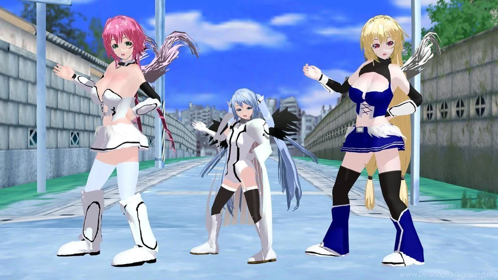 DeviantArt: More Like MMD Sora No Otoshimono: Ikaros , Nymph ...