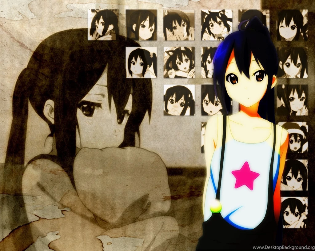 K on! Nakano Azusa Wallpapers "rainy Days"// Stormofshadow.com