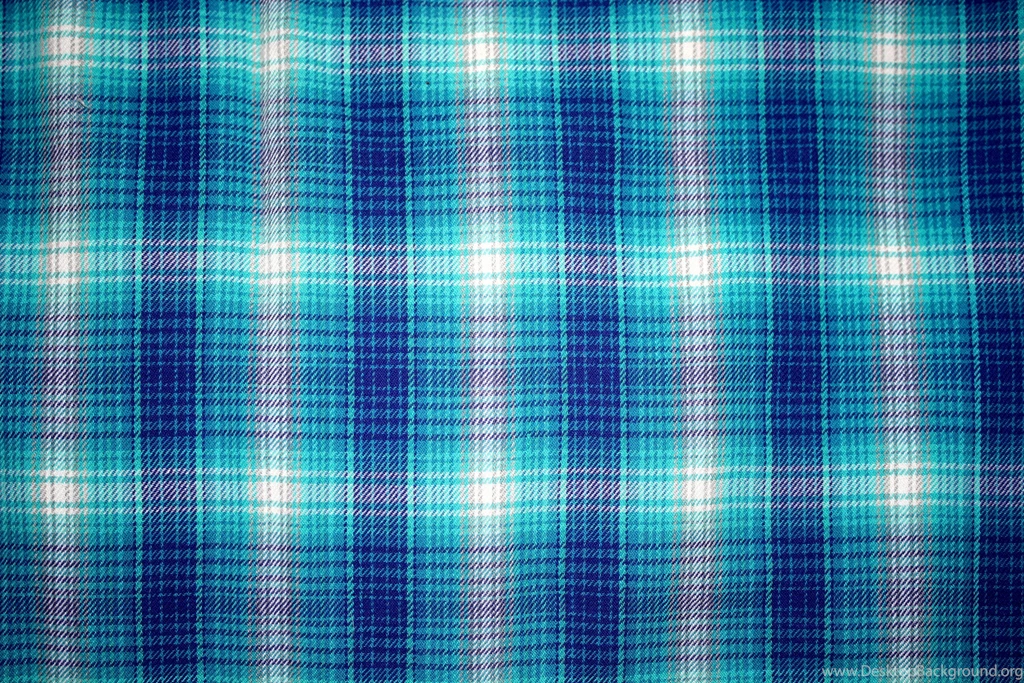 Blue Plaid Fabric Texture Picture