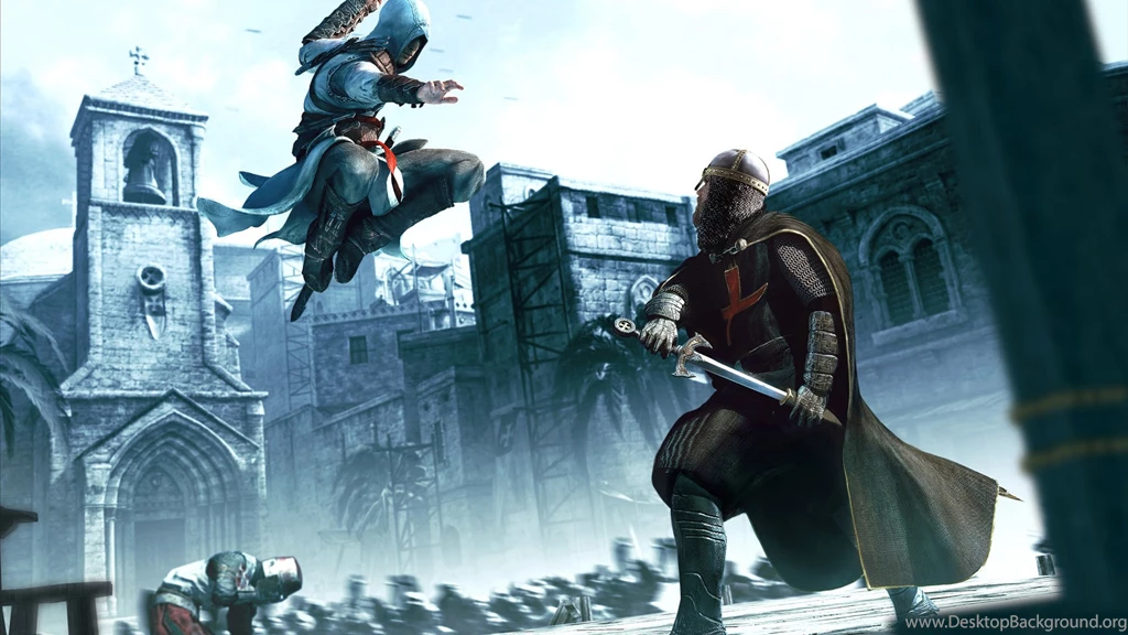 Assassin's Creed Ezio Fighting In The Crowd Wallpapers 26829