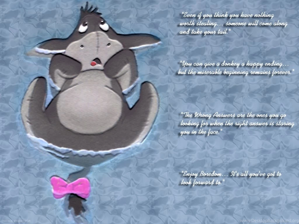 Eeyore Quotes Quotesgram Desktop Background