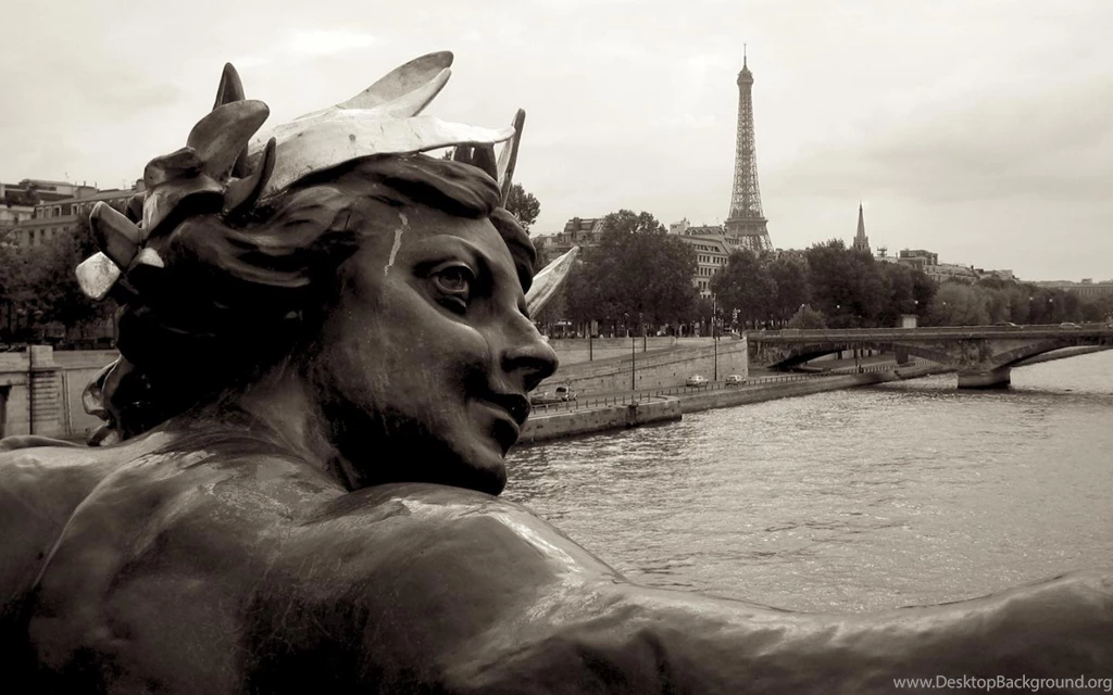 Download Wallpapers Black And White Paris (1440 X 900 Widescreen ...