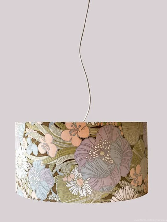 Look! 70's Vintage Wallpapers Lampshades