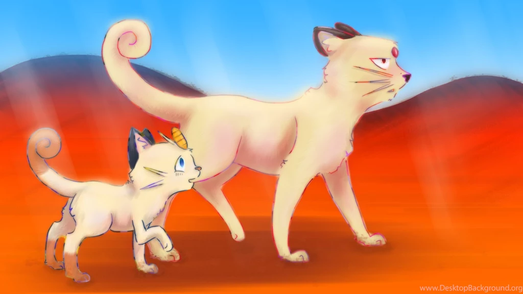 Persian And Meowth The Never Ending Story By Alouncara On DeviantArt
