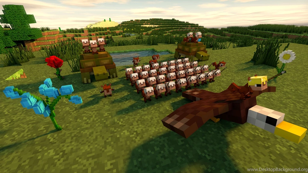 Wallpapers Minecraft 3D : Serfio's Backgrounds By TheFennixCreations ...