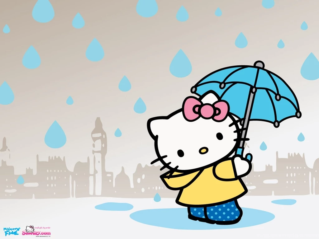 HELLO KITTY WHITE Cartoon Cat Cats Kitten Girl Girls 1hkitty ...