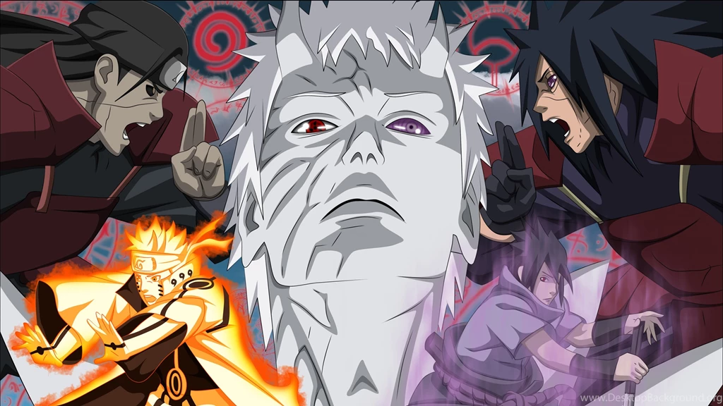 Download Wallpapers 3840x2160 Madara Uchiha, Naruto Anime, Obito ...