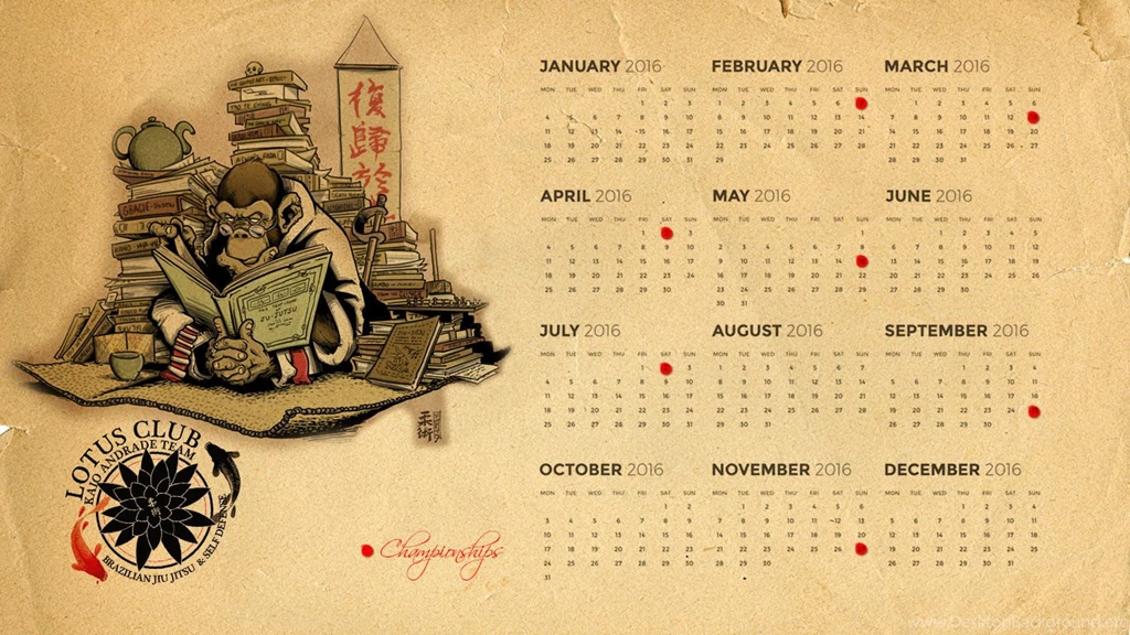 Wallpapers Calendars 2016