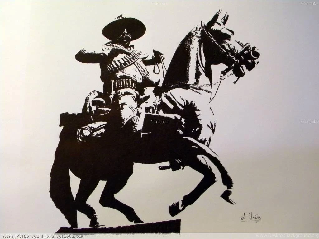 Pancho Villa Alberto Urias Artelista.com En