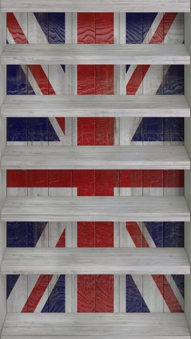 Wooden Shelf Wallpapers With British Flag Mobile9