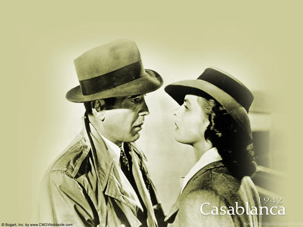 Free Desktop Wallpaper, Humphrey Bogart Casablanca 1942