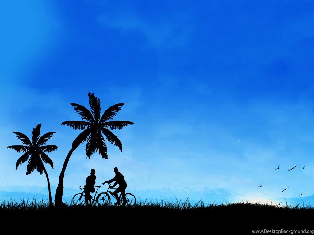Bicycles In The Field Wallpapers