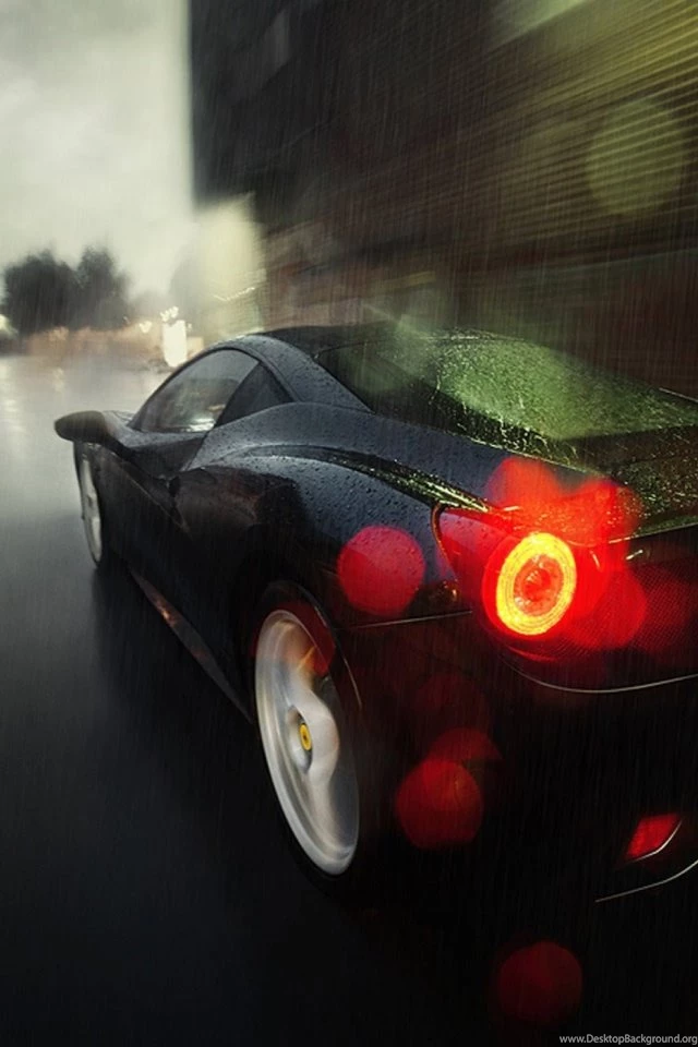 Rain Ferrari Mobile Wallpapers Mobiles Wall