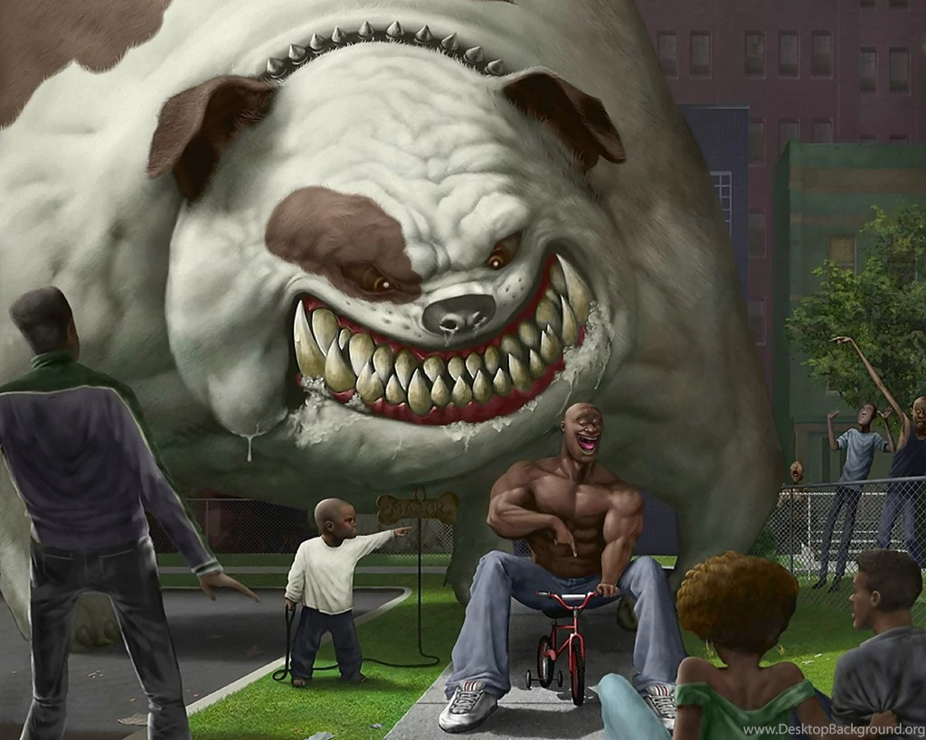 Big dog funny wallpapers