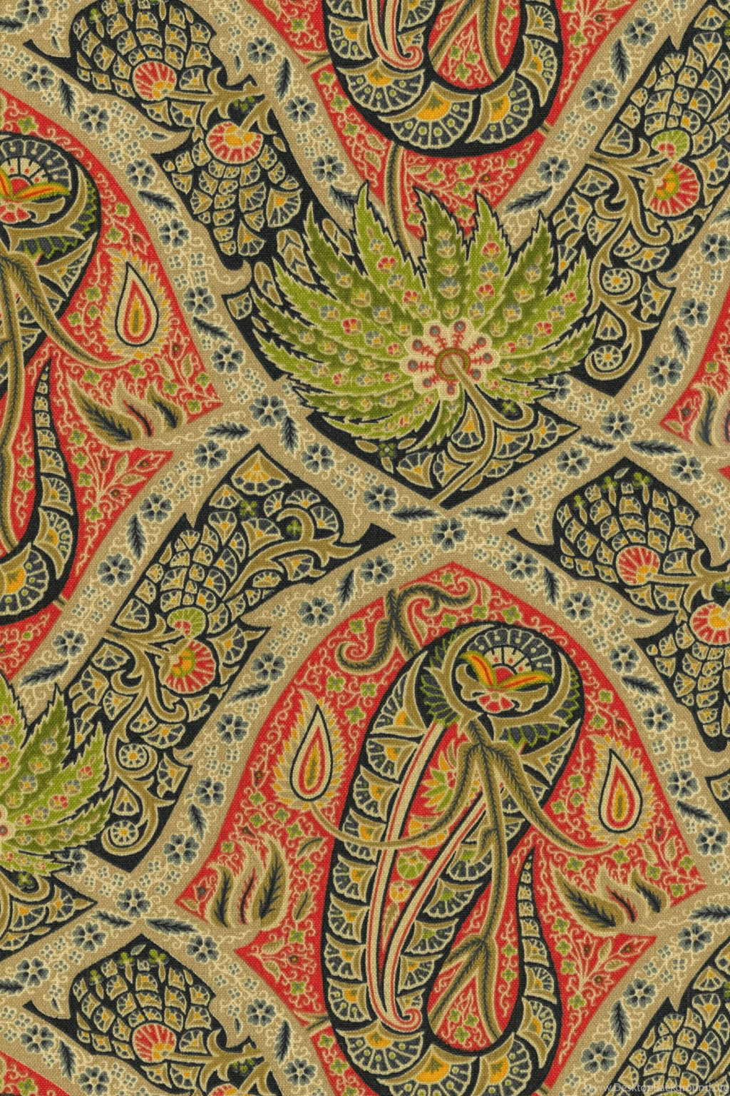 Tommy Bahama Outdoor Fabric Polynesian Paisley Ebony