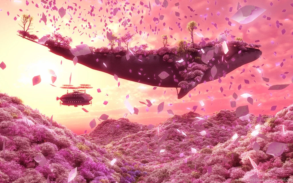 Cherry Blossoms Helicopters Whales Soft