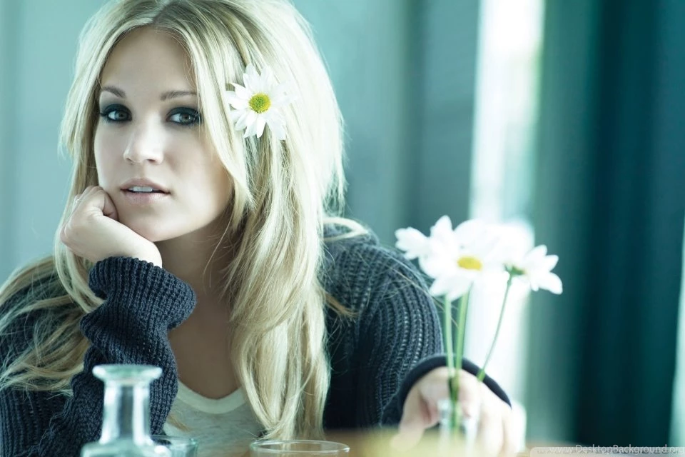 Carrie Underwood With Flowers HD Desktop Wallpapers : High ...