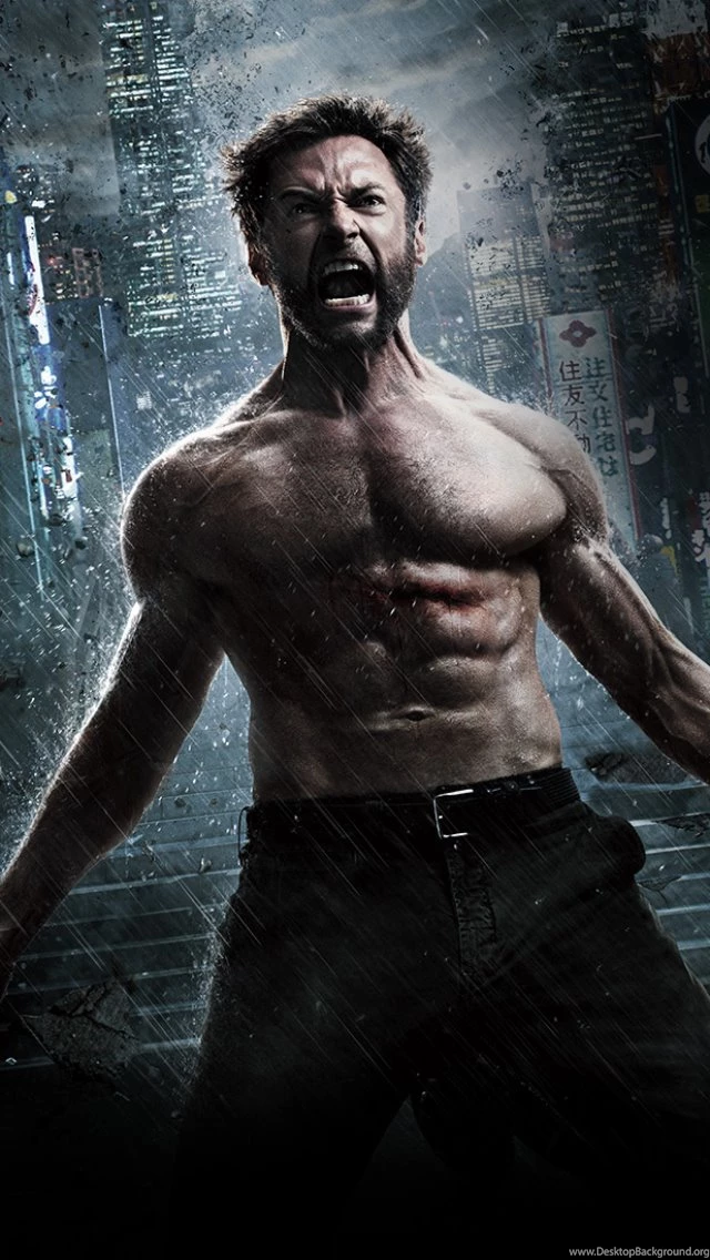 Wolverine Yelling iPhone 5 Wallpapers (640x1136)