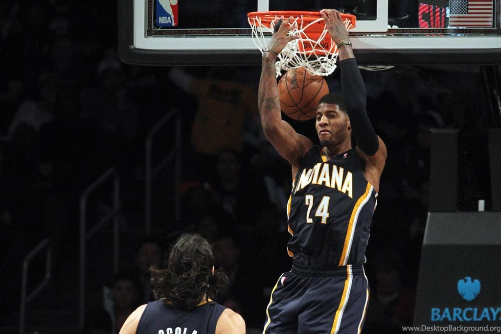Download Paul George Dunk Wallpapers Wide