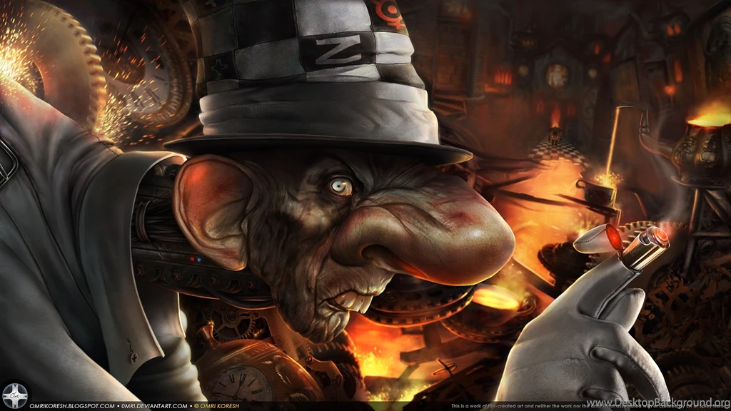 Wallpapers The Mad Hatter Steampunk Technology American Mcgee S ...