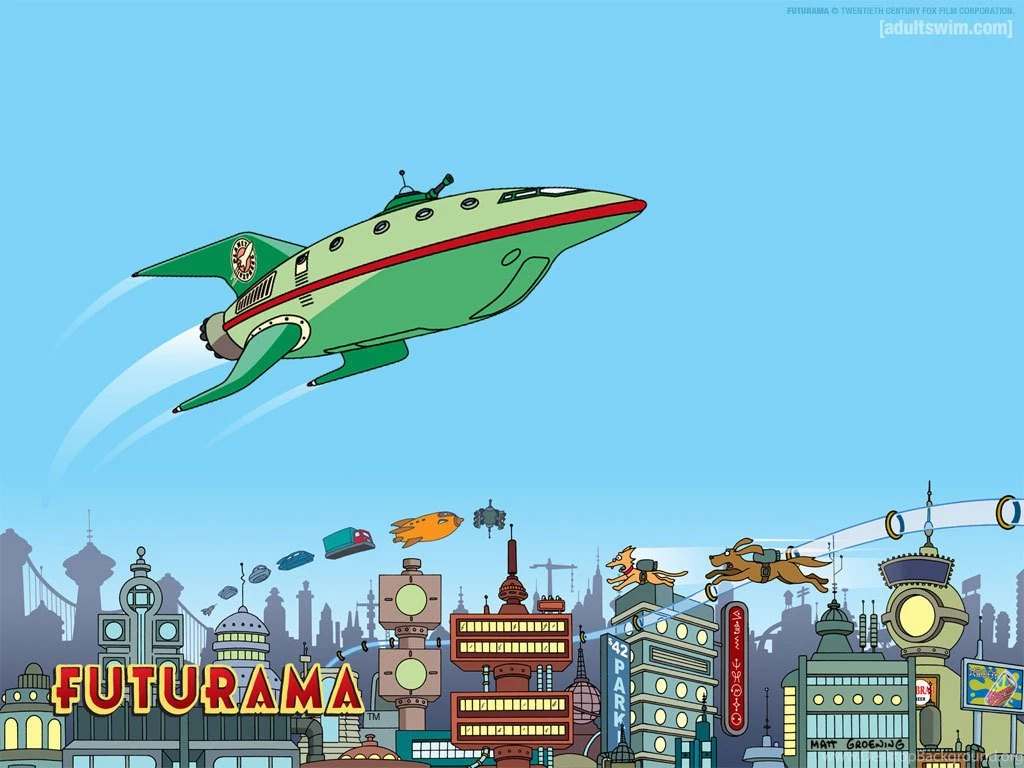 Planet Express Ship Futurama Wallpapers (3296119) Fanpop