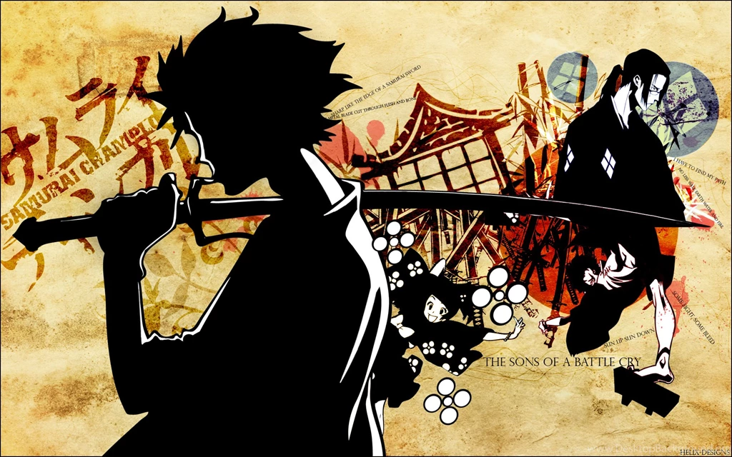 Anime Anime Boys Japanese Clothes Jin Katana Mugen Samurai Samurai ...