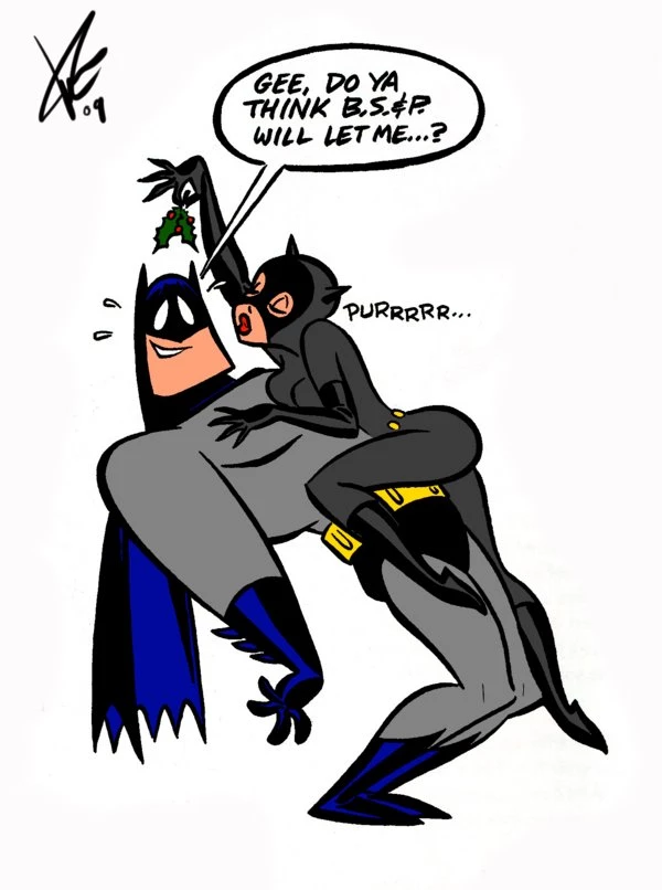 Batman: Lovely Kiss Christmas By DarkKnight60s On DeviantArt