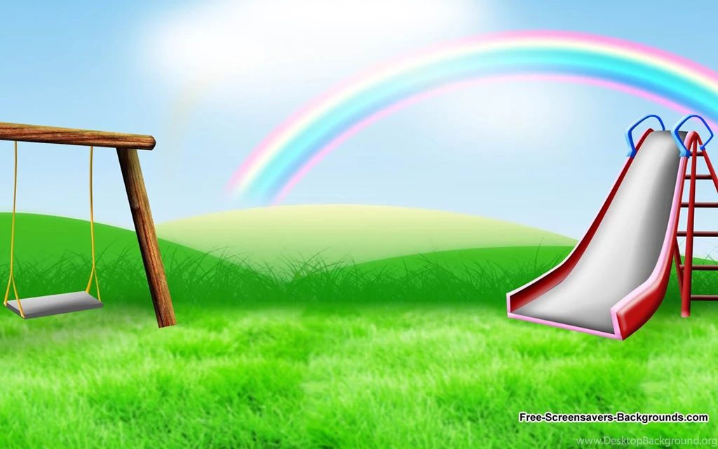 Wallpapers Nature Kids Hd Rainbow At Park Image Gallery 1440x900 ...