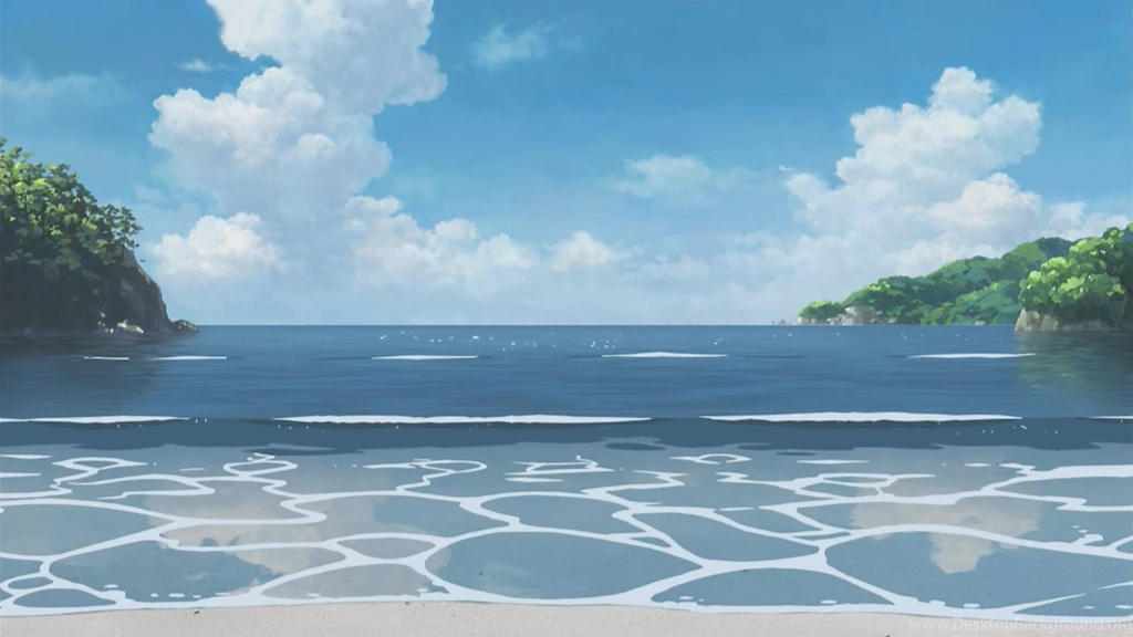 Anime Beach Scenery Wallpapers 6379 1920x1080 UMad.com