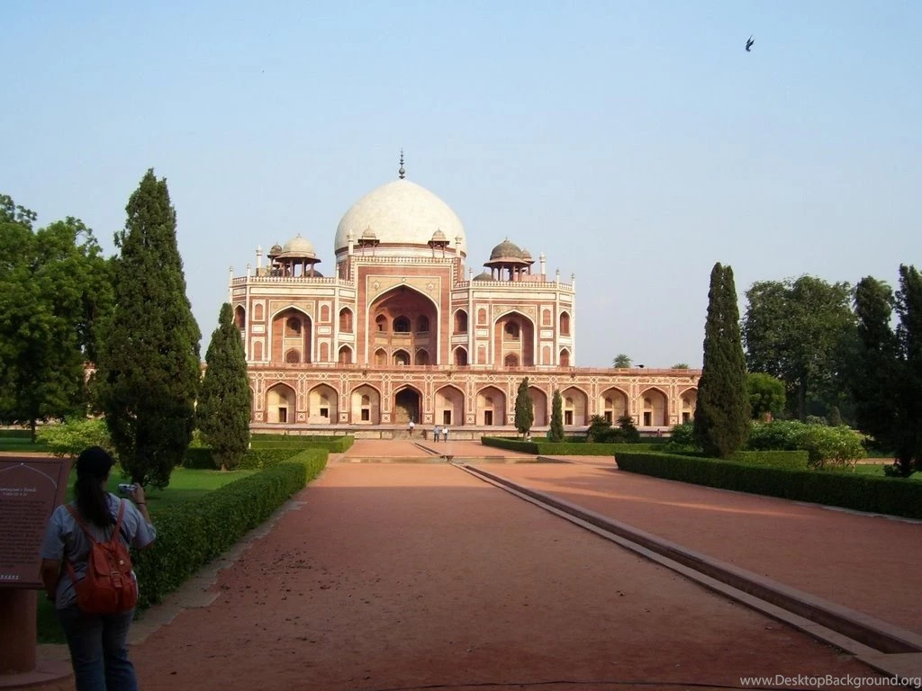 Taj Mahal Mosque Agra 1024x768 IWallHD Wallpapers HD