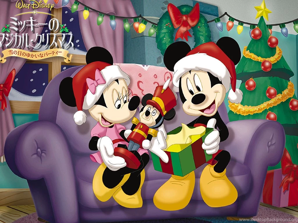 Mickey And Minnie Christmas Wallpapers Mickey And Minnie ...