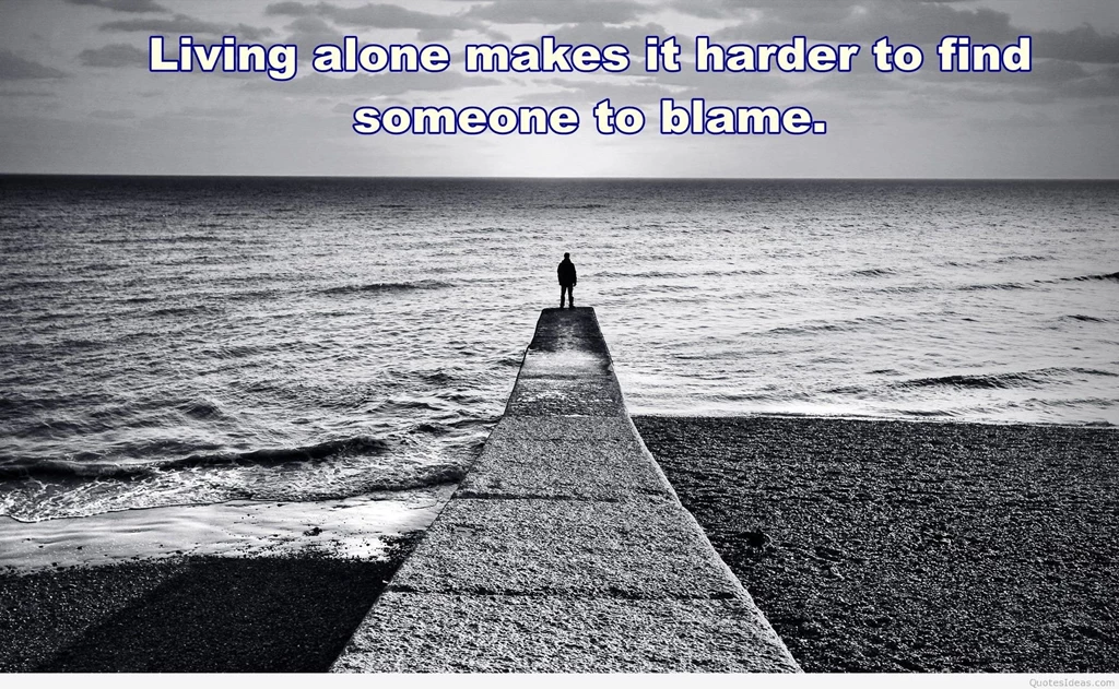 Alone Backgrounds Hd Quote With Sad Image