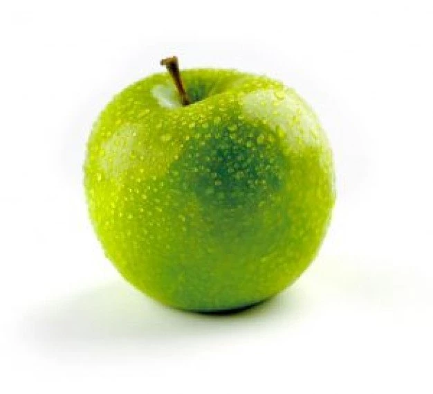 Apple Isolated On White Backgrounds Photo