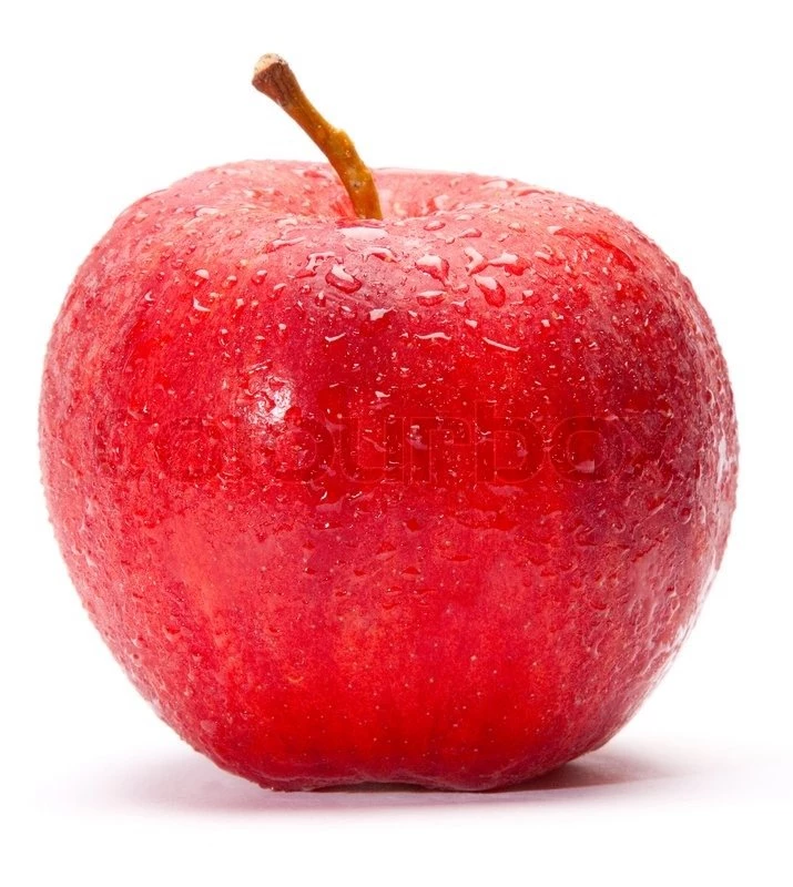 Red Apple Isolated On White Backgrounds Stock Photo