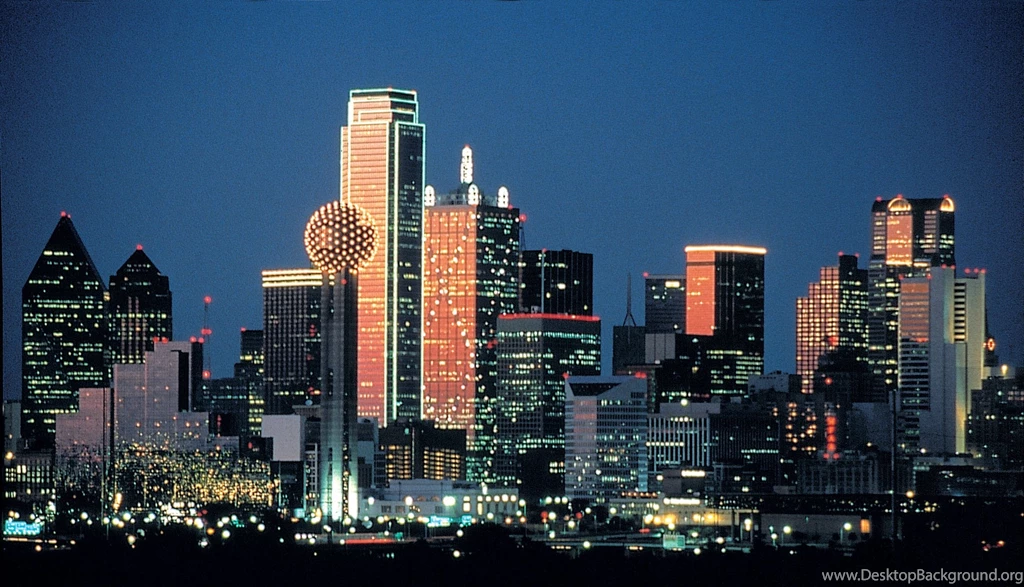 Dallas Texas Skyline Omni Wallpaper.