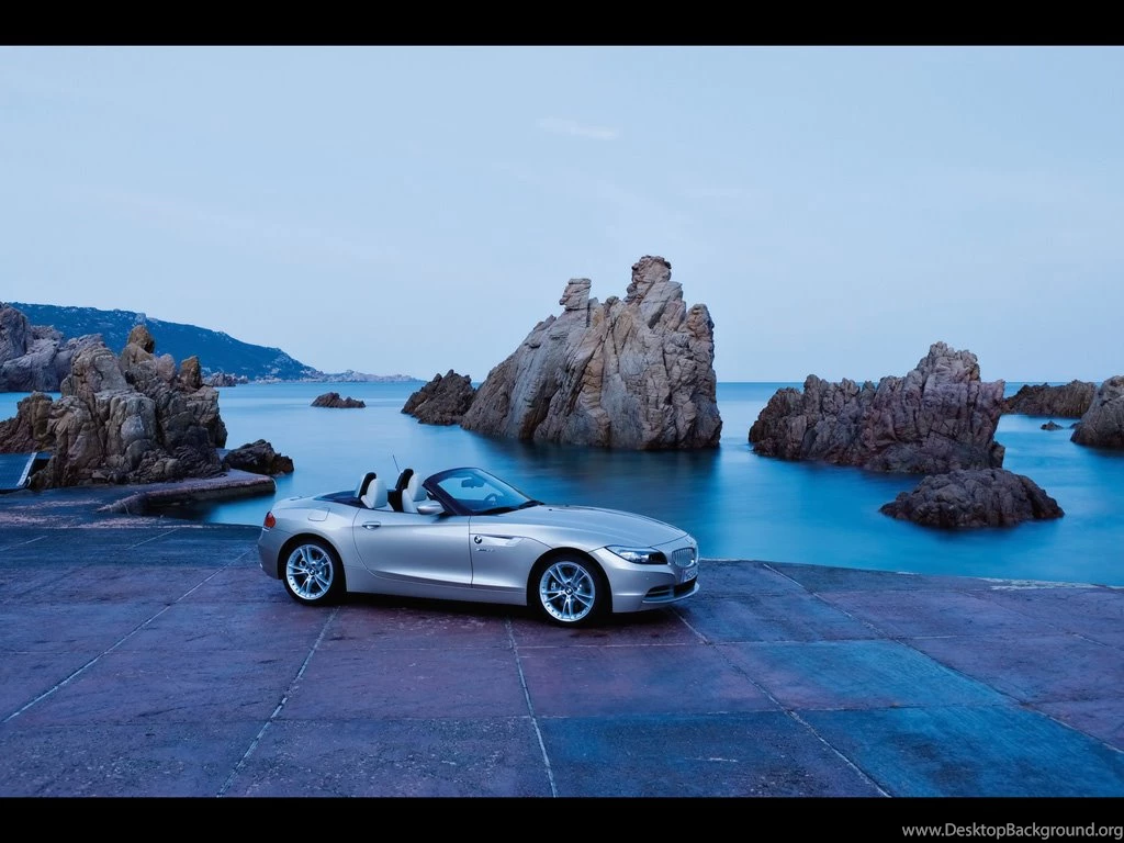 2009 BMW Z4 Roadster Side Angle Top Down Seashore 1024x768 ...